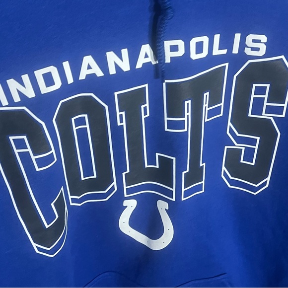 NWT NFL Team Apparel Indianapolis Colts Royal Blue Hoodie Size Large - Picture 2 of 4